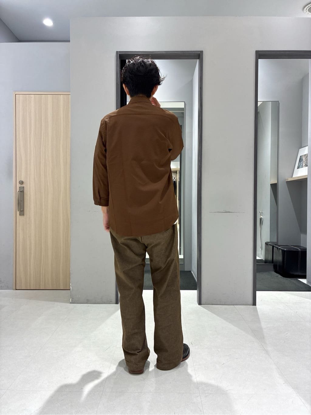 わいずみさんの「TAKEO KIKUCHI｜【COOL CITY WEAR】DotAir（R）サッカー シャツ」を使ったコーディネート