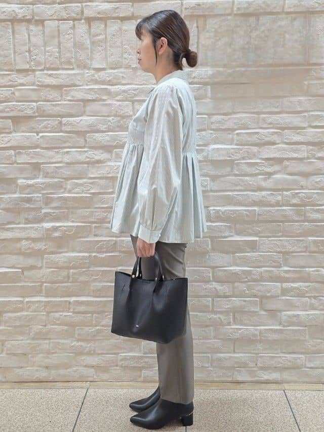 mamiさんの「index｜《XS-LLサイズ》ストレッチテーパードパンツ／セットアップ対応【洗濯機洗い可／イージーアイロン／防」を使ったコーディネート