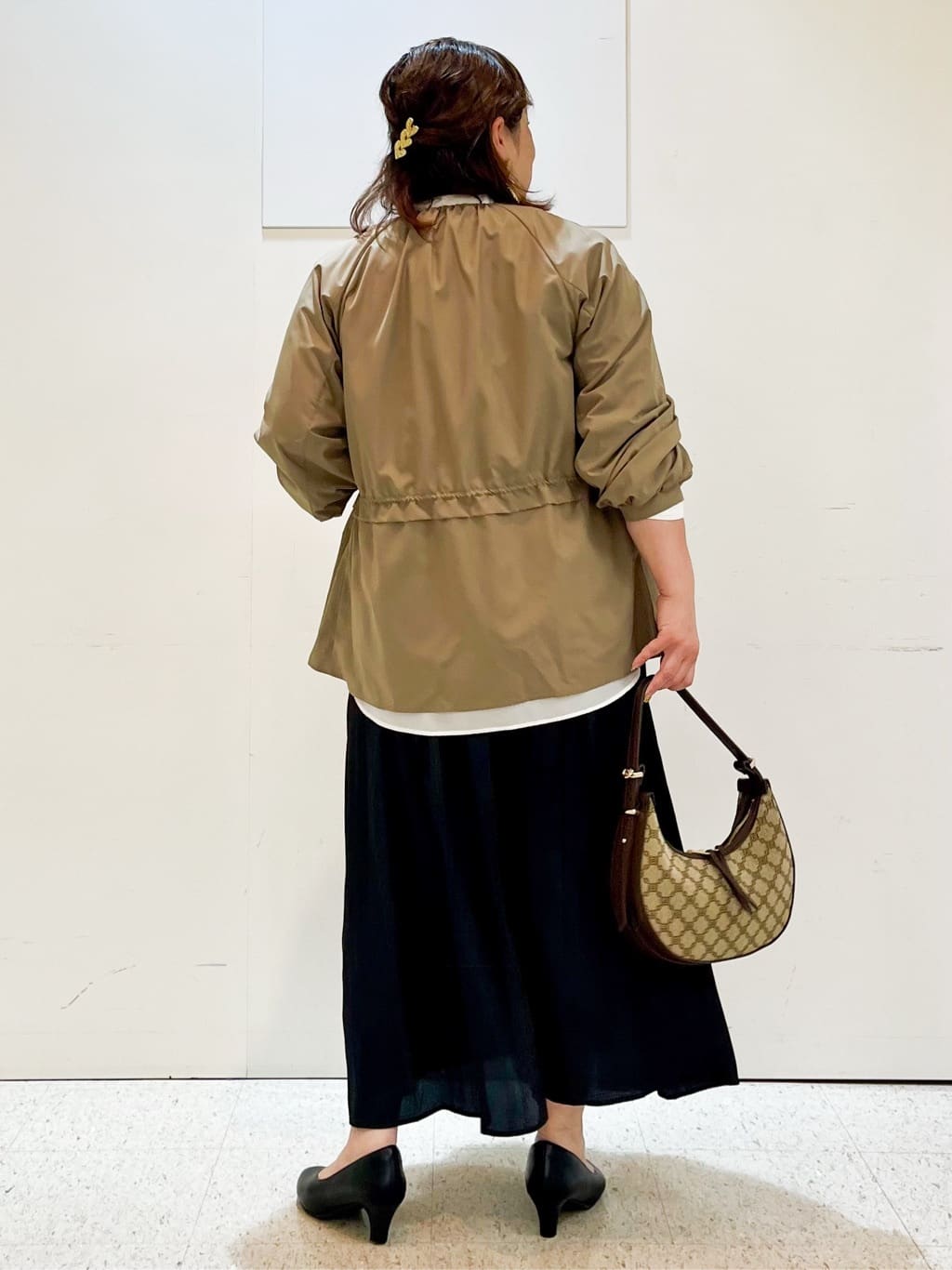 kimmyさんの「Reflect｜【パンツにもスカートにも合わせやすい◎】ライティブルゾン」を使ったコーディネート
