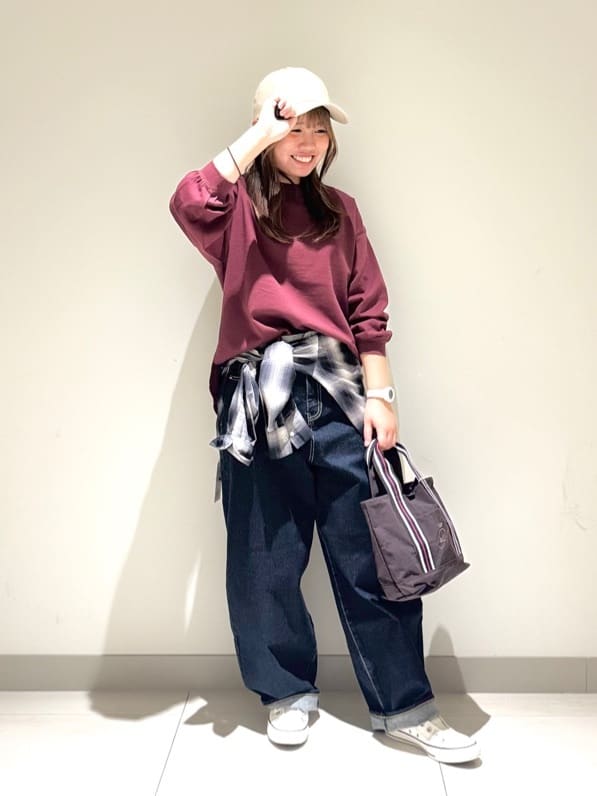 Liriさんの「Dessin｜【洗える】デニムカーブパンツ」を使ったコーディネート