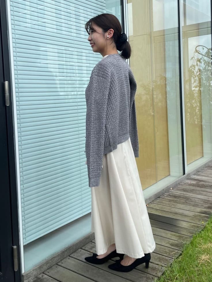 abeさんの「Couture brooch｜カットパイピングリボンパンプス」を使ったコーディネート