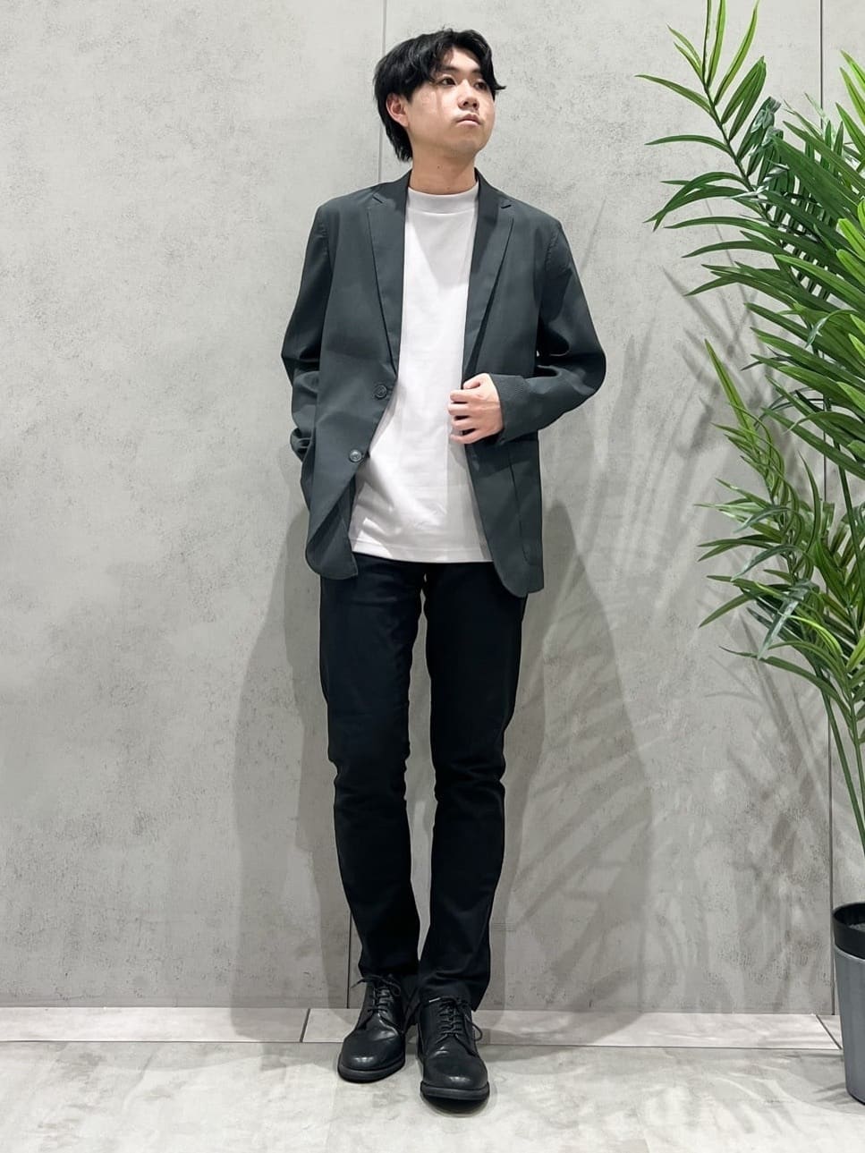 SHI-MAさんの「THE SHOP TK｜【Begin/ビギン10月号掲載】楊柳スマートジャケット　軽量/洗濯機OK/セットアップ可」を使ったコーディネート