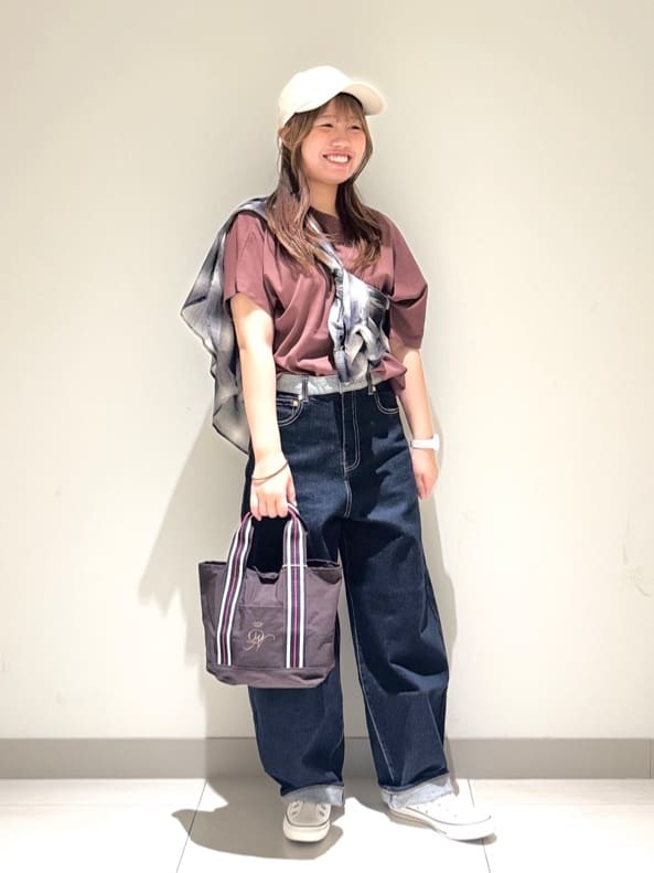 Liriさんの「Dessin｜【洗える】デニムカーブパンツ」を使ったコーディネート