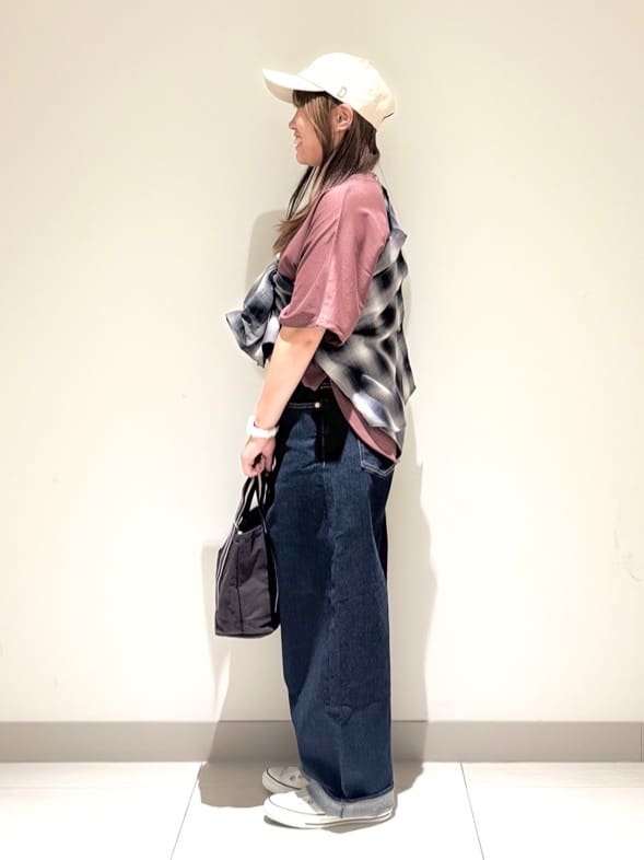 Liriさんの「Dessin｜【洗える】デニムカーブパンツ」を使ったコーディネート