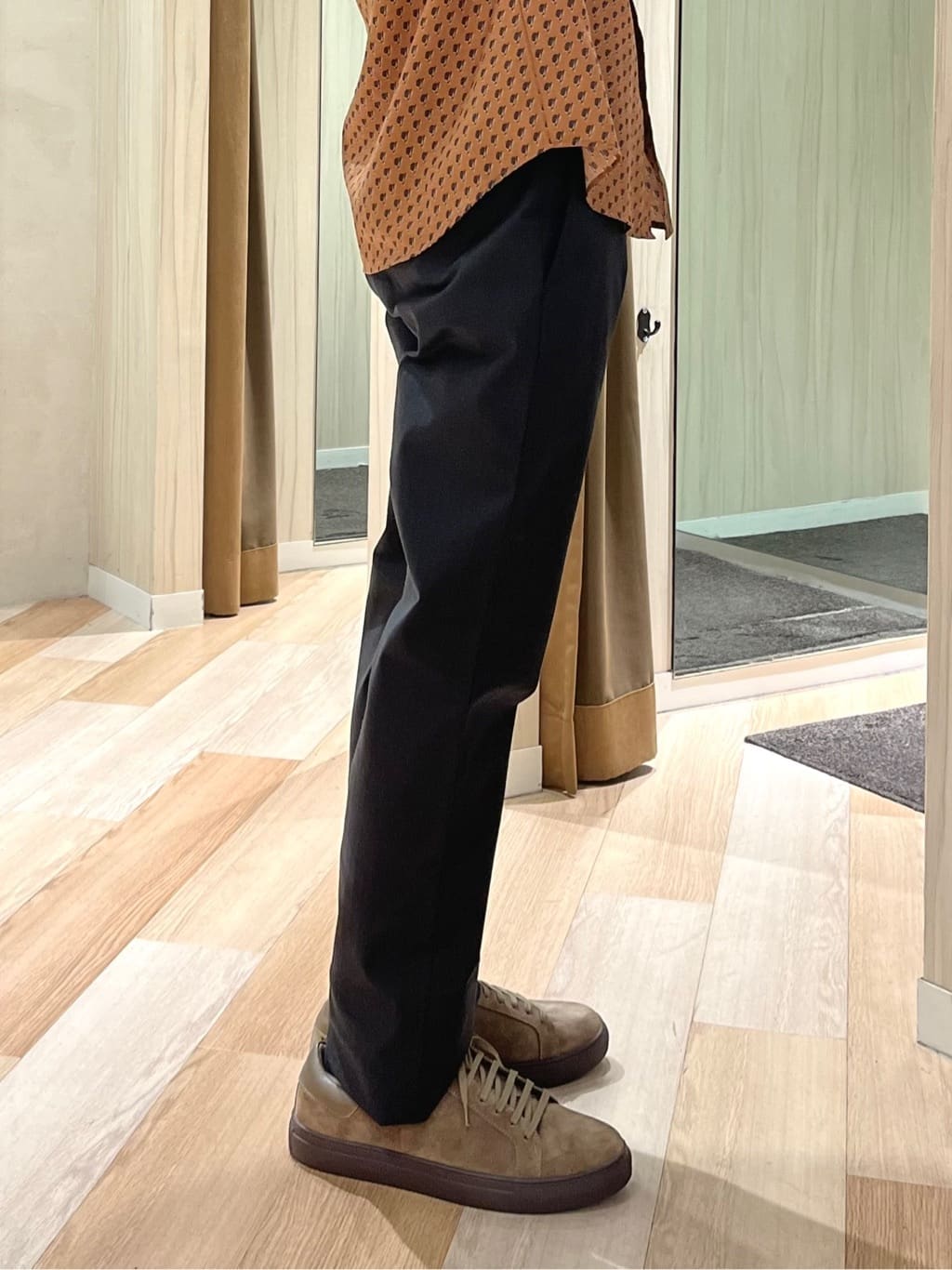 URAさんの「TAKEO KIKUCHI｜ボーラーハット柄 長袖シャツ」を使ったコーディネート