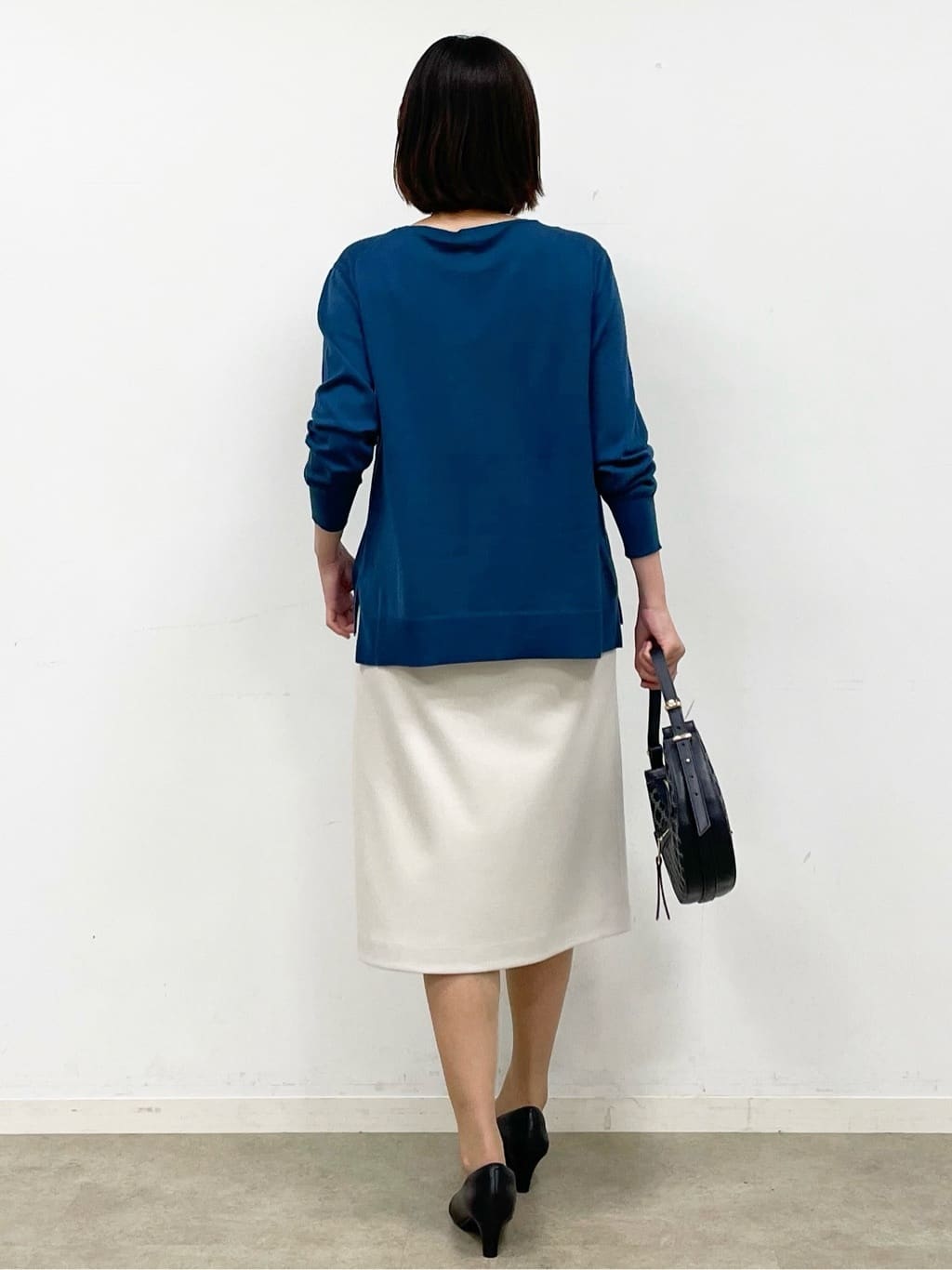 あやたかさんの「Reflect｜【ちくちくしない／アンサンブル可／通勤におすすめ◎】オフボディニット」を使ったコーディネート