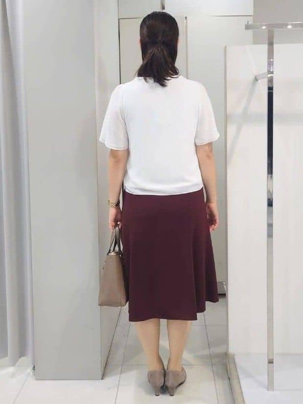 AZUSAさんの「Reflect｜【一枚着で着映え◎／ジャケットのインナーにも】フロント開きブラウス」を使ったコーディネート