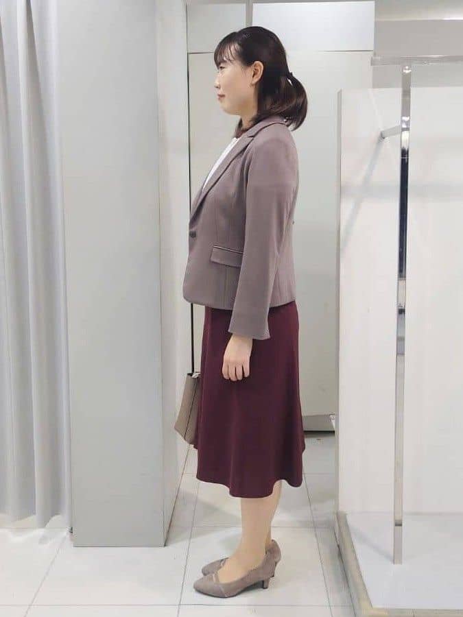 AZUSAさんの「Reflect｜【一枚着で着映え◎／ジャケットのインナーにも】フロント開きブラウス」を使ったコーディネート