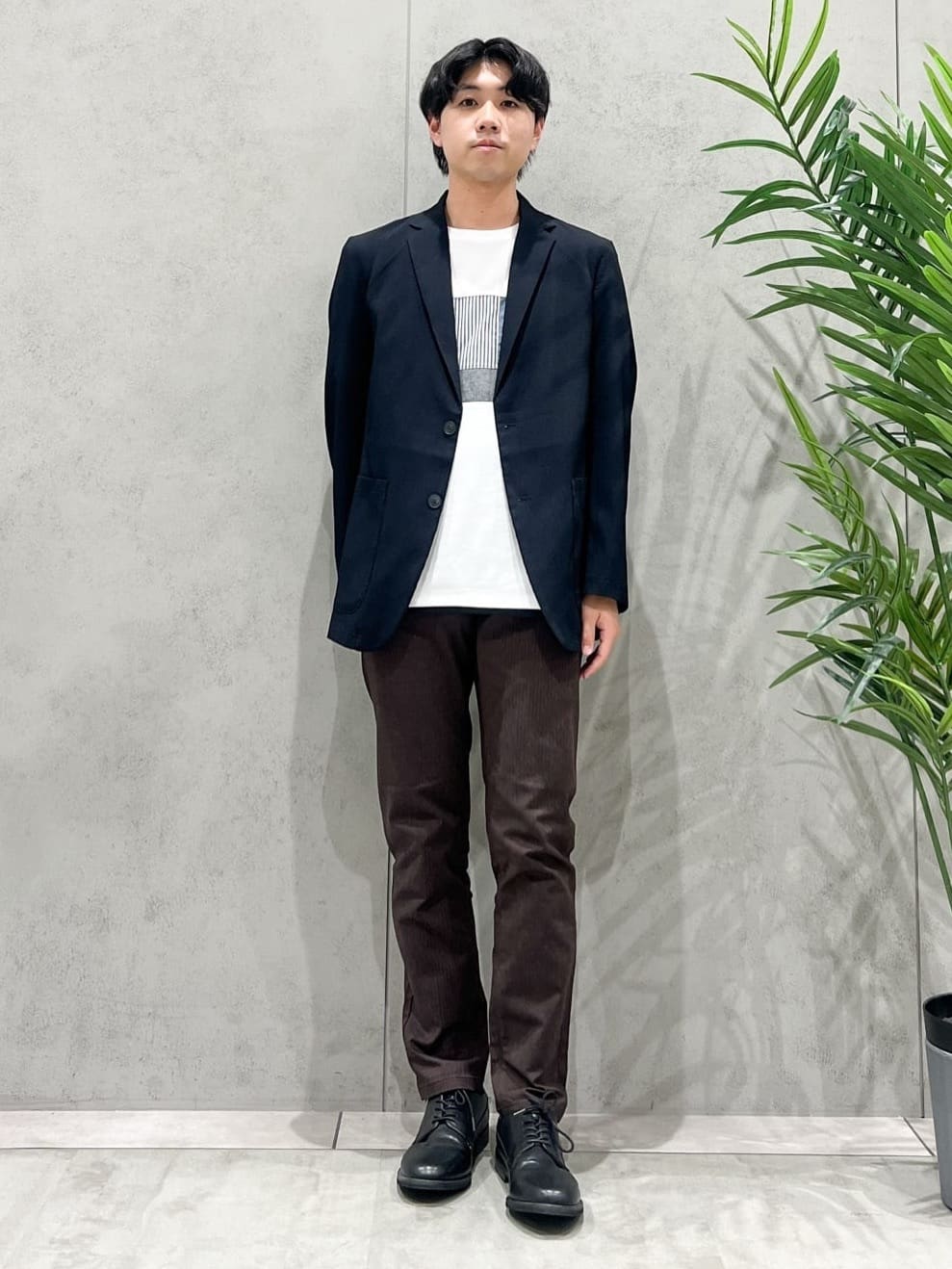 SHI-MAさんの「THE SHOP TK｜【Begin/ビギン10月号掲載】楊柳スマートジャケット　軽量/洗濯機OK/セットアップ可」を使ったコーディネート