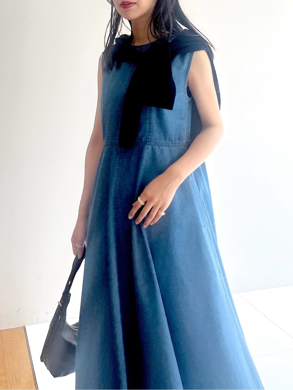 cotaniさんの「grove｜シアーボーダーカーディガン」を使ったコーディネート