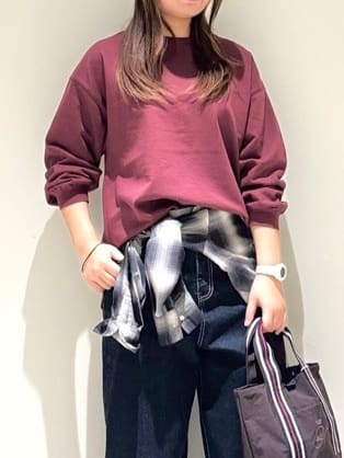 Liriさんの「Dessin｜【洗える】デニムカーブパンツ」を使ったコーディネート