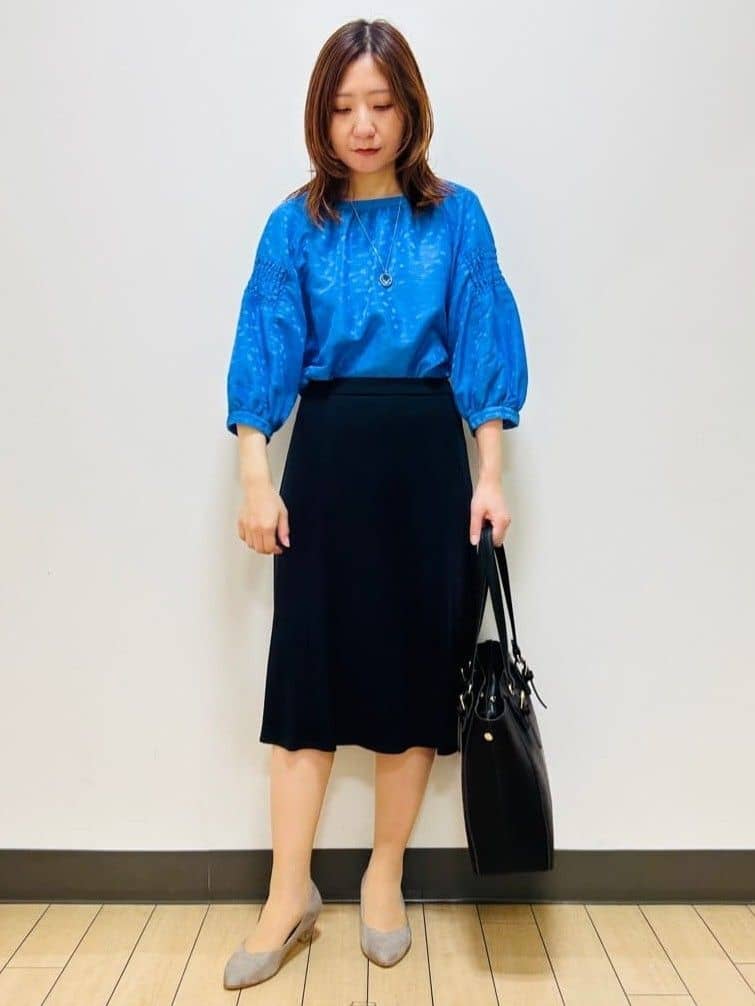miiiさんの「Reflect｜【SS-4Lサイズ】匠ソフトフレアスカート」を使ったコーディネート