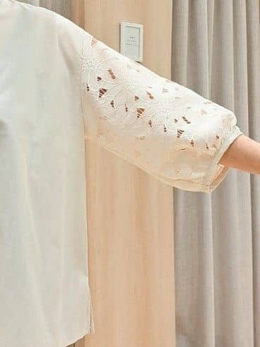 ふるさんの「grove｜すっきりもリラックスも叶える　ウエストイージー美脚フレアパンツ」を使ったコーディネート