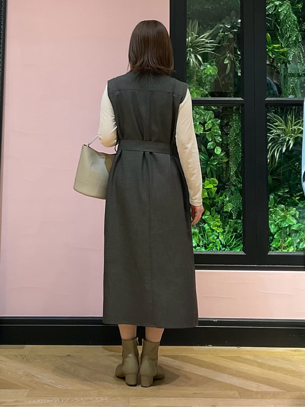 maruさんの「DRESSTERIOR｜【シアー素材】シアータートルトップス」を使ったコーディネート