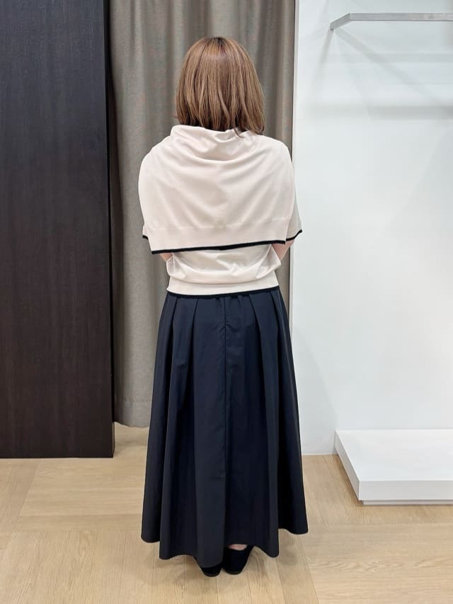 Keiさんの「UNTITLED｜【アンサンブル可/薄手/洗える】5分袖クルーニット」を使ったコーディネート