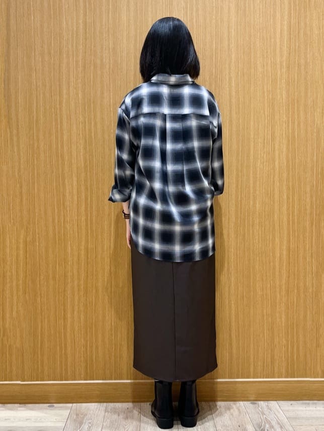 aさんの「OPAQUE.CLIP｜オンブレチェックシャツ【洗濯機洗い可】」を使ったコーディネート