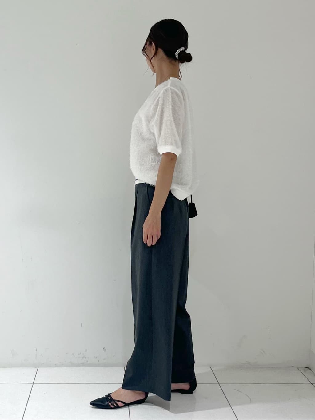 shioriさんの「INDIVI｜ヘアリージャカードトップス」を使ったコーディネート