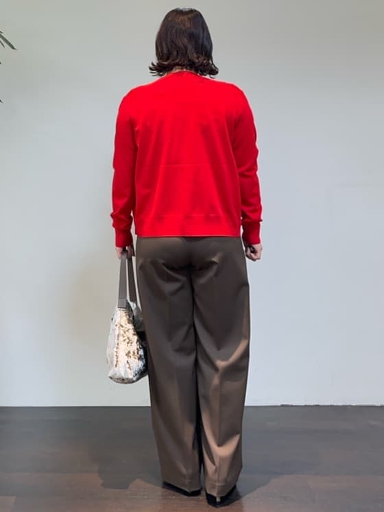 Asamiさんの「UNTITLED｜【アンサンブル可/薄手】ベーシッククルーネックカーディガン」を使ったコーディネート