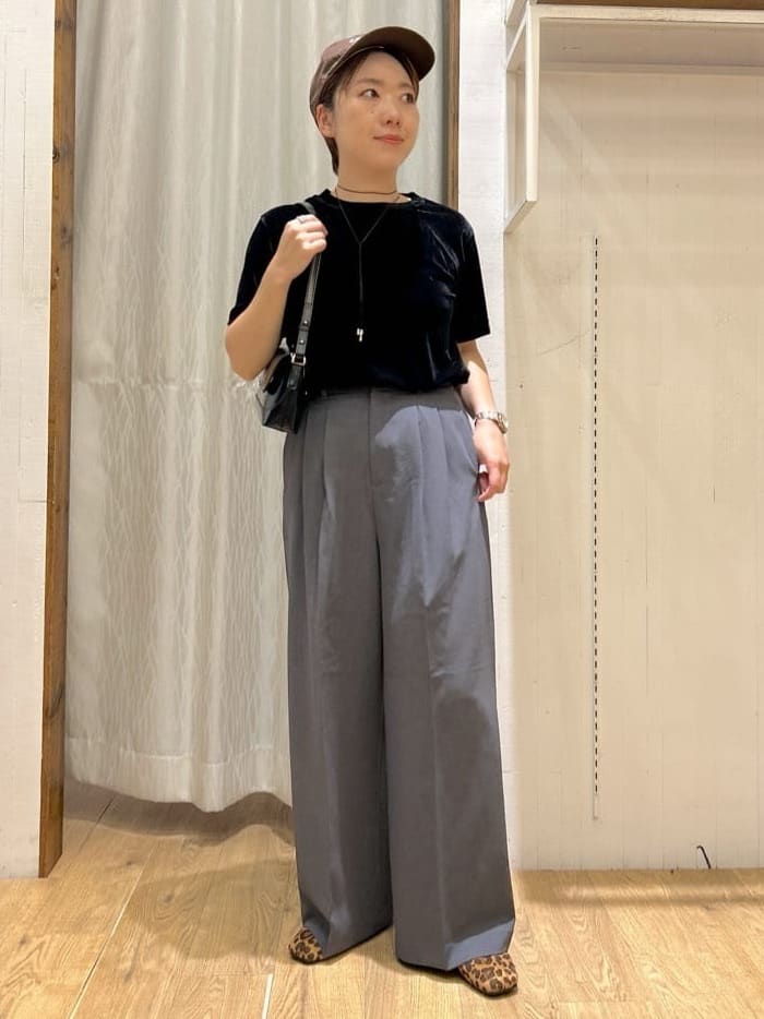ga_riさんの「THE SHOP TK｜クラシックショルダーバッグ」を使ったコーディネート