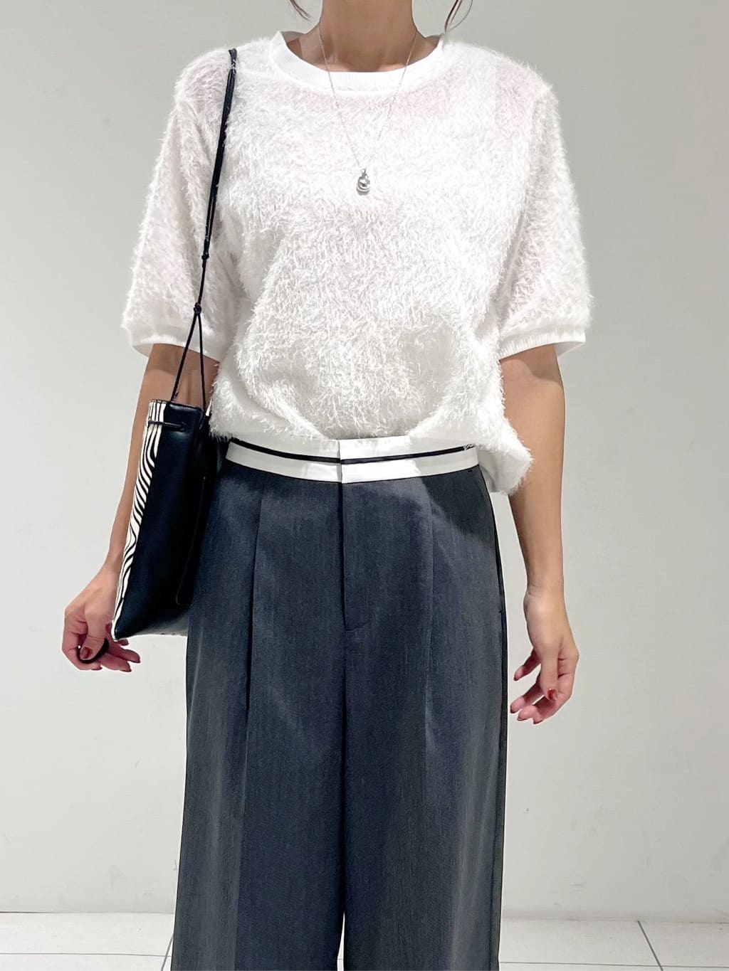 shioriさんの「INDIVI｜ヘアリージャカードトップス」を使ったコーディネート