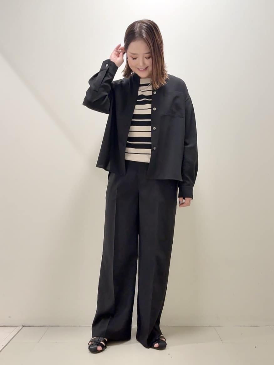 YUIさんの「UNTITLED｜【秋も着られる/セットアップ可】リラククールシャツ」を使ったコーディネート
