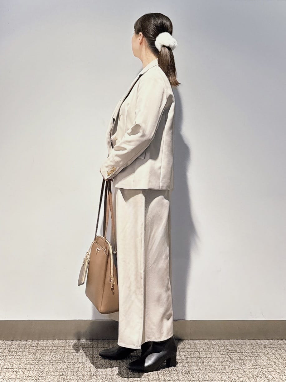 みーさんの「grove｜【カセット服】ダブルブレストテーラードジャケット」を使ったコーディネート