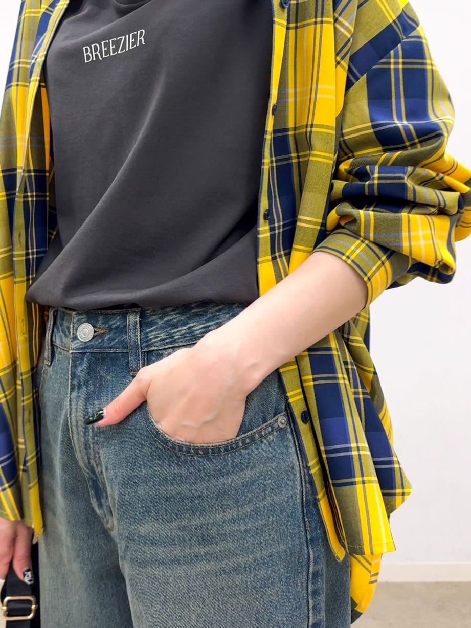 𝐜𝐡𝐢𝐤𝐚さんの「SHOO･LA･RUE｜【S-LL/ひんやり/UV】選べる6柄でそれぞれ欲しくなる プリントTシャツ」を使ったコーディネート