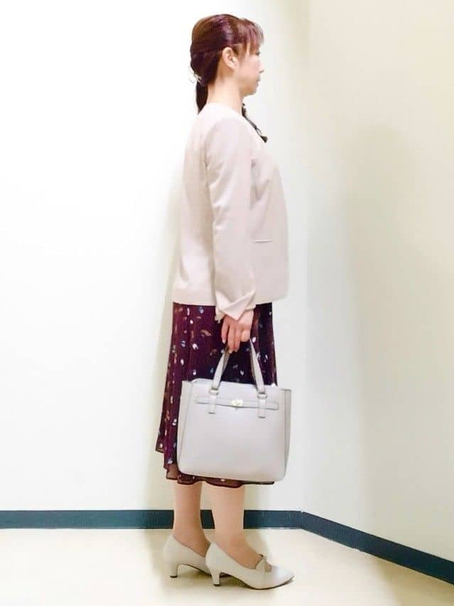 花さんの「Reflect｜【洗える／セットアップ可】ノーカラージャケット」を使ったコーディネート