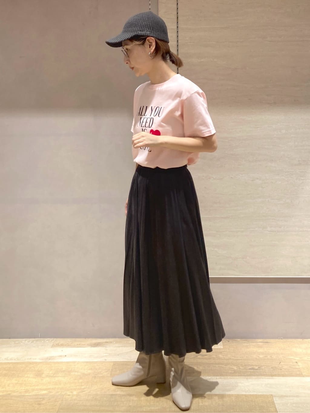 たけねぇさんの「OPAQUE.CLIP｜ロックTシャツ別注アソート【GREEN DAY／METALLICA／THE BEATLES】」を使ったコーディネート