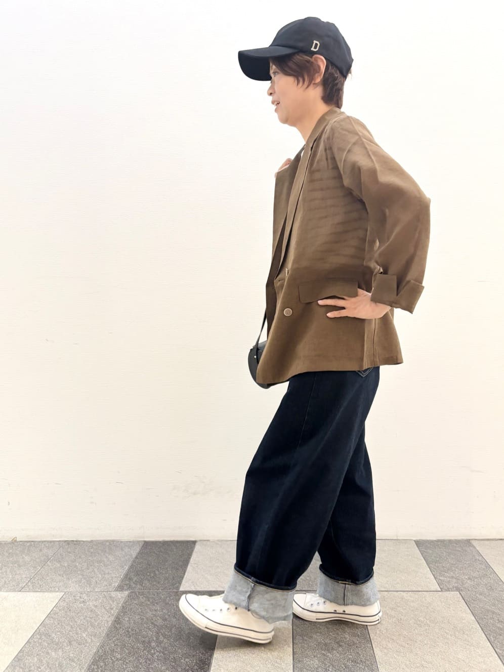 Haruさんの「Dessin｜【洗える】デニムカーブパンツ」を使ったコーディネート