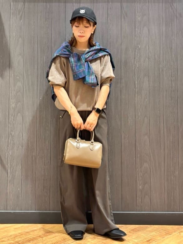 meiさんの「SHOO･LA･RUE｜【洗濯機可/S-LL】程よい抜け感 大人のチェックシャツ」を使ったコーディネート