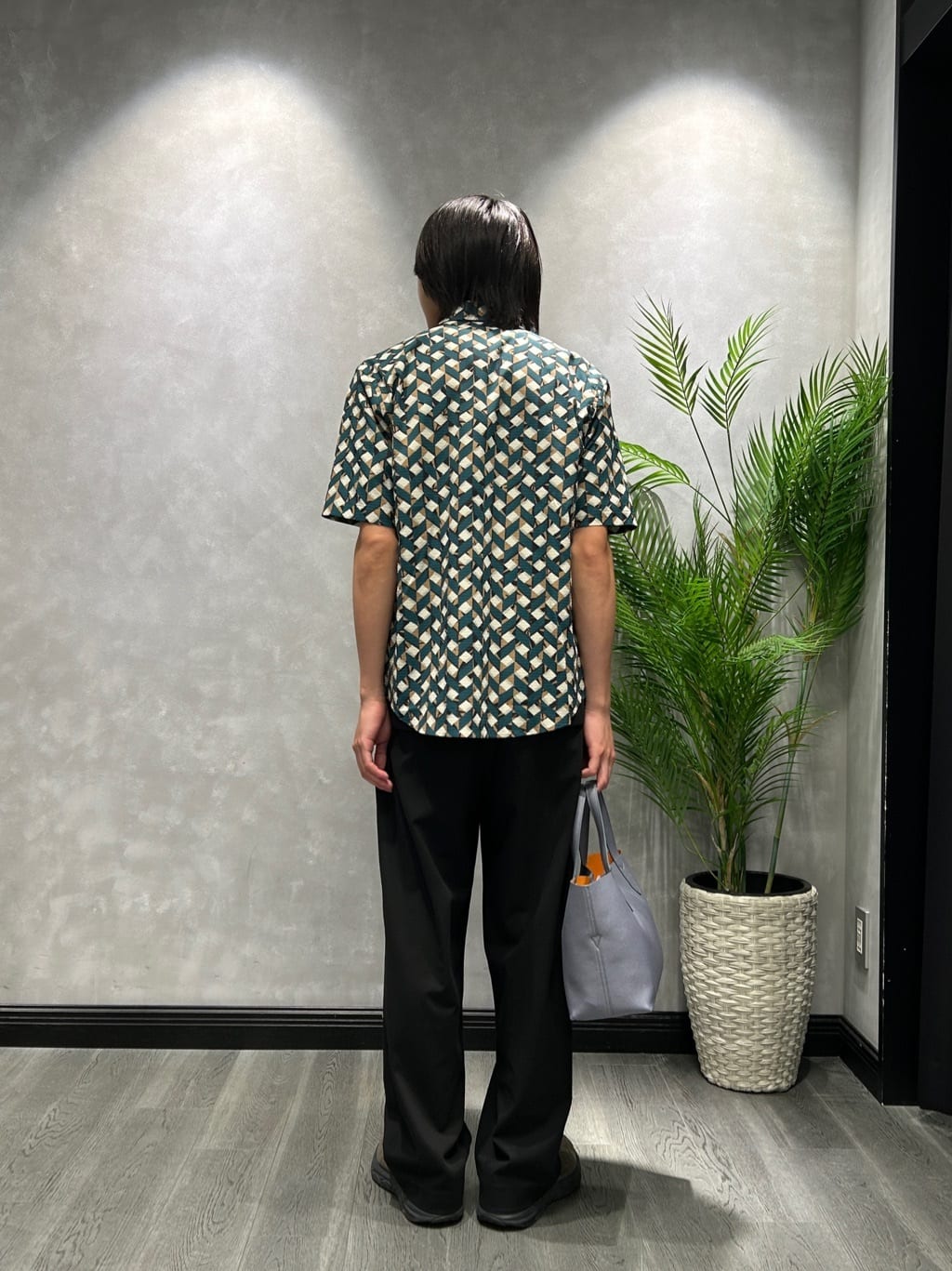 ruiさんの「TAKEO KIKUCHI｜【COOL CITY WEAR】籠目アート柄 サッカーシャツ /通気性」を使ったコーディネート