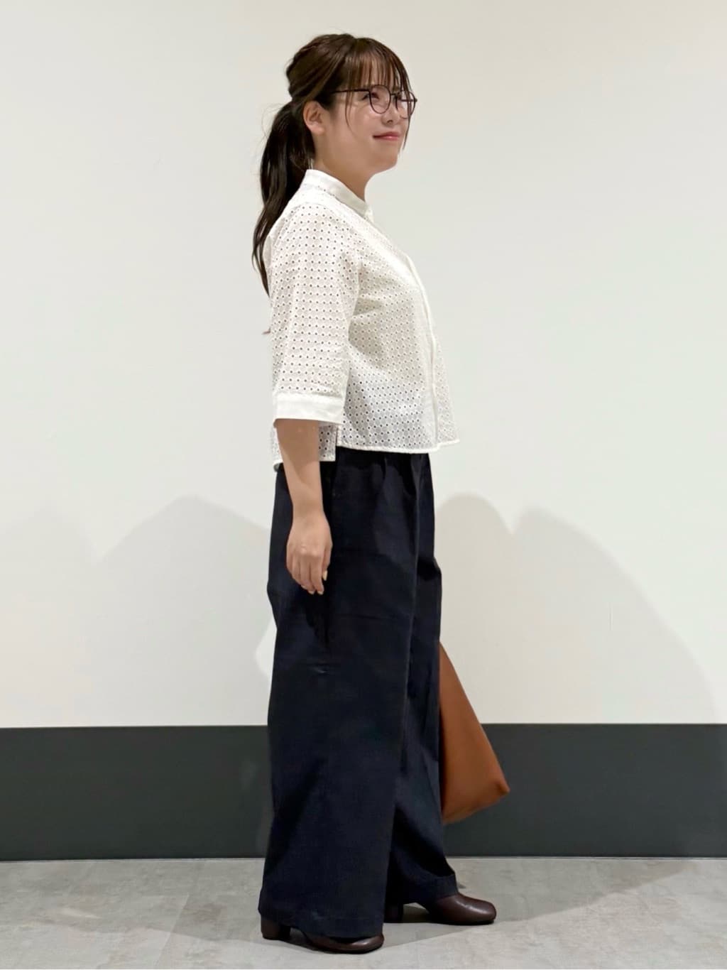 macchaさんの「THE SHOP TK｜【きれいめもカジュアルもお任せ】2タックワイドパンツ【セットアップ可】」を使ったコーディネート