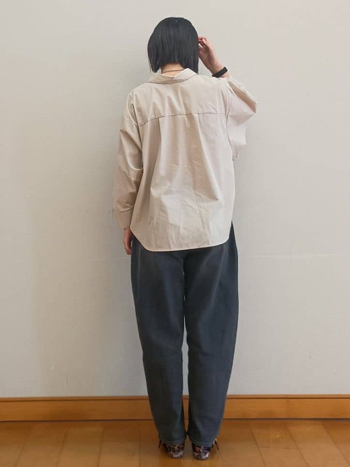 shinkoさんの「OPAQUE.CLIP｜フォルムデザインシャツ【洗濯機OK】」を使ったコーディネート
