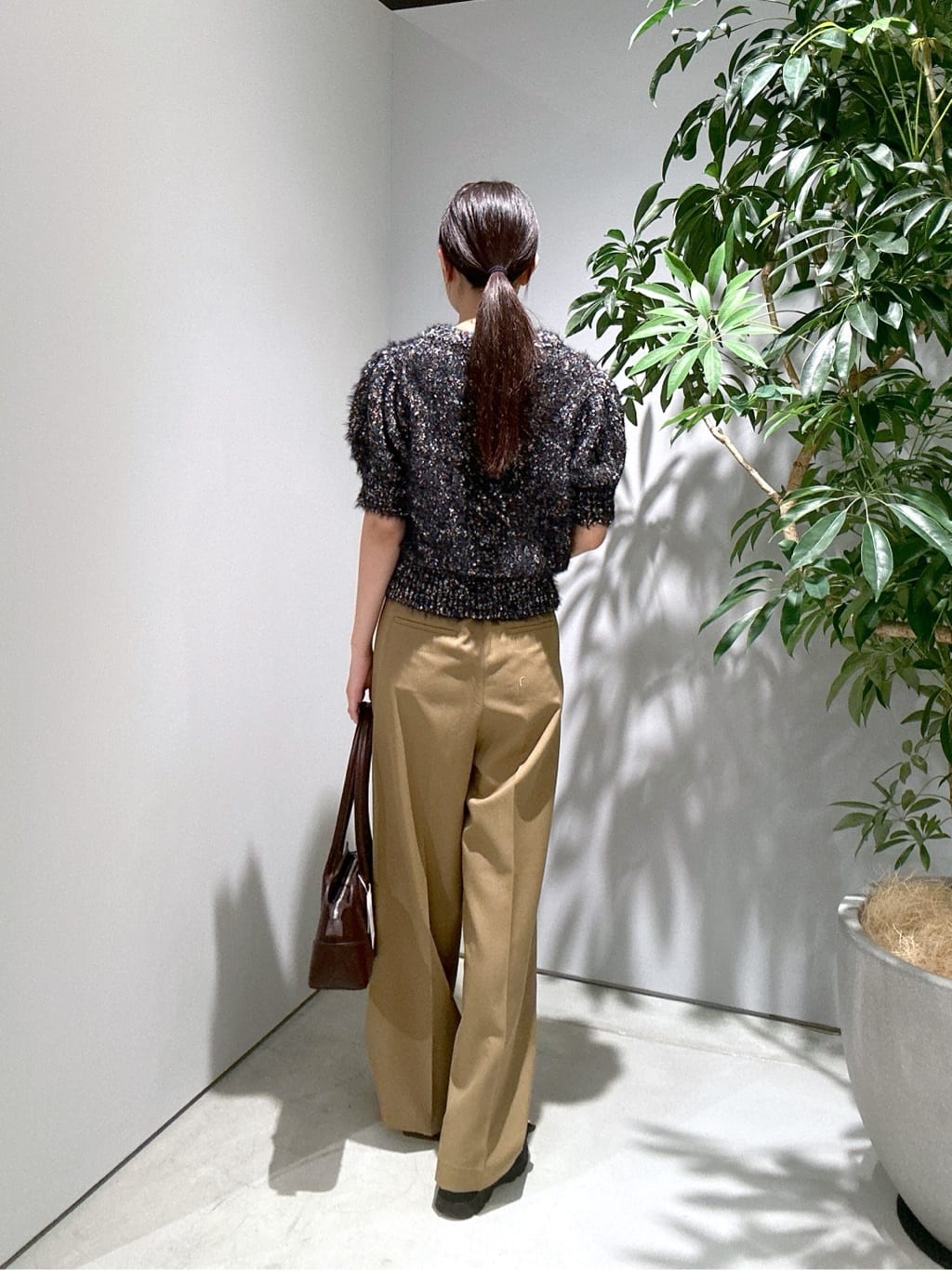 Renoさんの「INDIVI｜カラーネップニット」を使ったコーディネート