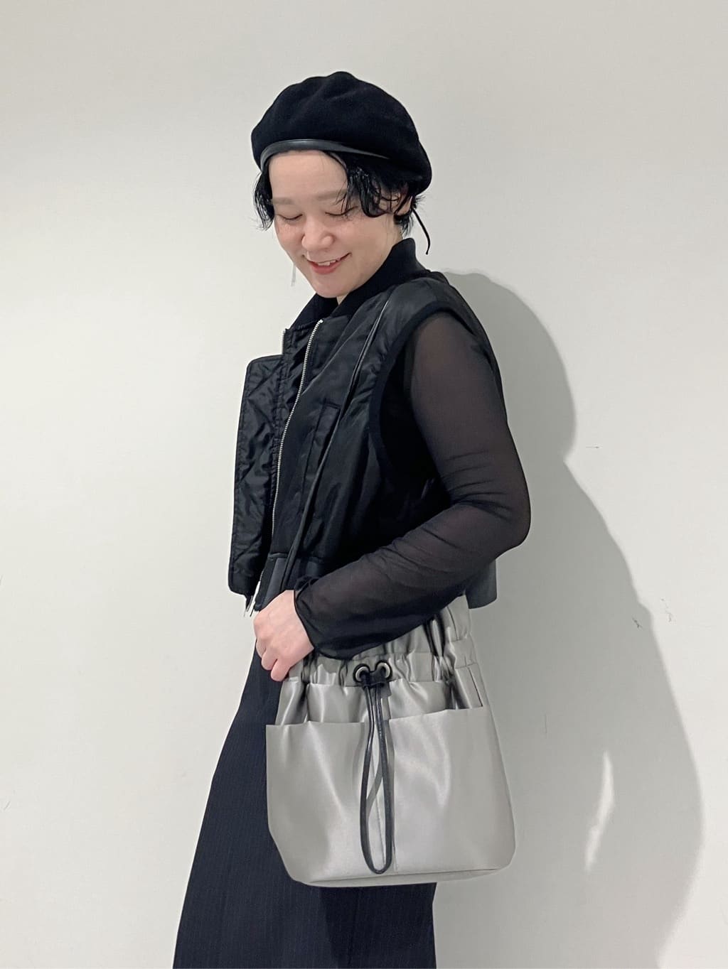 Cさんの「HIROKO HAYASHI｜LUINI SATINE（ルイーニ サティーネ）ショルダーバッグ」を使ったコーディネート