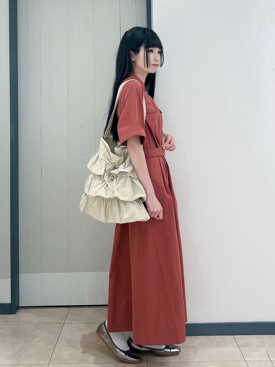 yukinoさんの「grove｜最終お値下げ！！【人間工学】つつまれフィットバレエシューズ （抗菌防臭加工裏地使用）」を使ったコーディネート