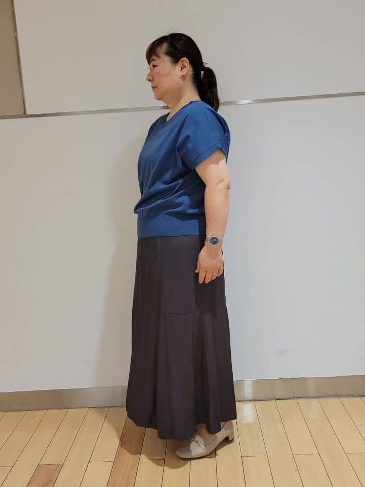 TAKAさんの「UNTITLED｜【洗える/前後2WAY】ネックプルオーバーニット」を使ったコーディネート