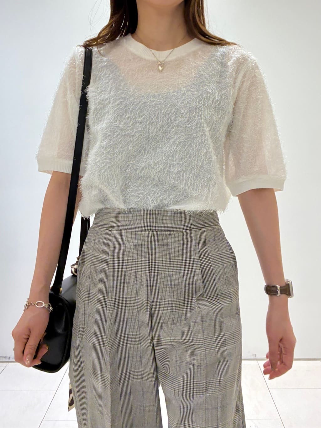 KAOさんの「INDIVI｜ヘアリージャカードトップス」を使ったコーディネート