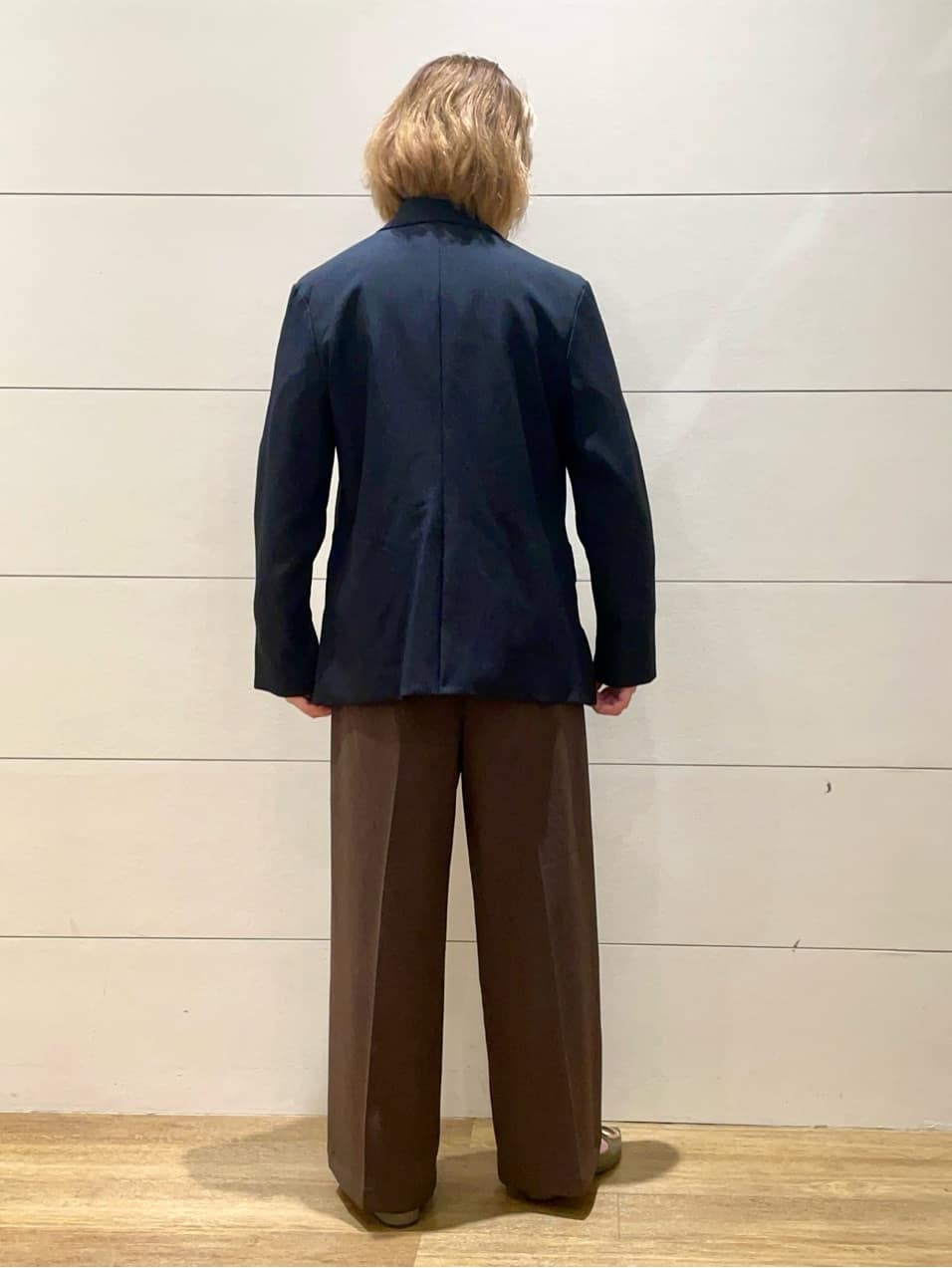 Ryoさんの「THE SHOP TK｜【今羽織るなら】ダブルブレストジャケット【セットアップ可/洗える】」を使ったコーディネート