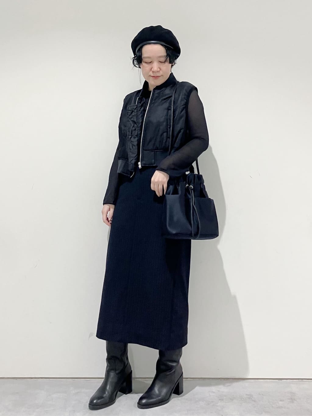 Cさんの「HIROKO HAYASHI｜LUINI SATINE（ルイーニ サティーネ）ショルダーバッグ」を使ったコーディネート