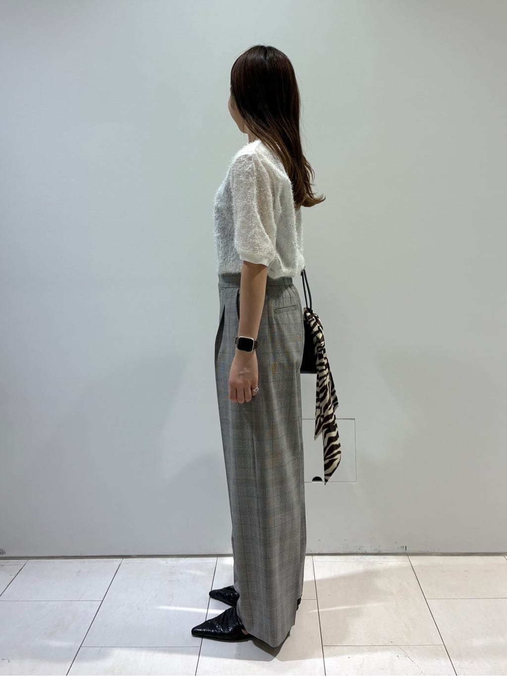 KAOさんの「INDIVI｜ヘアリージャカードトップス」を使ったコーディネート