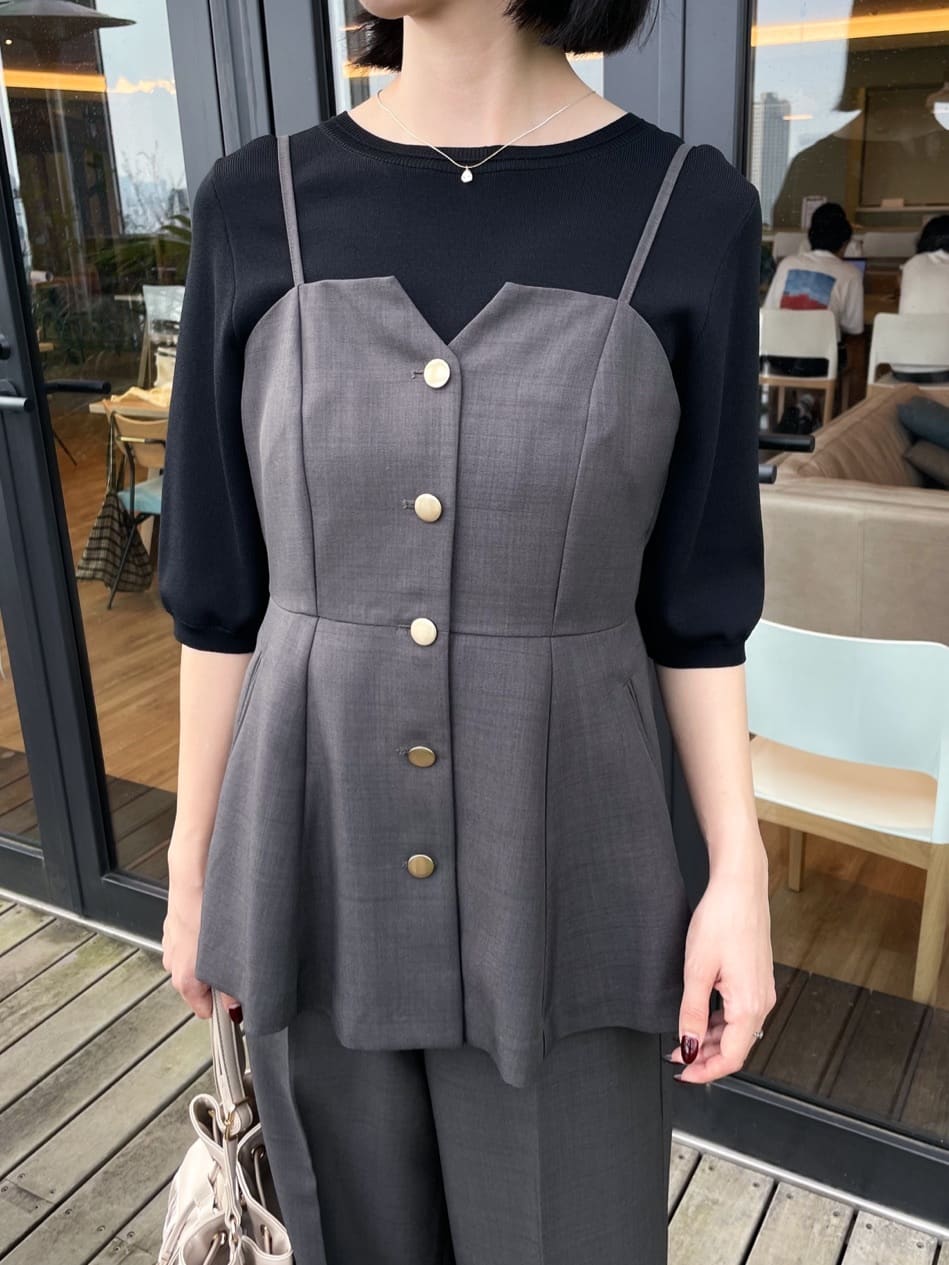 NATSUMIさんの「grove｜【カセット服】主役級キャミビスチェ」を使ったコーディネート
