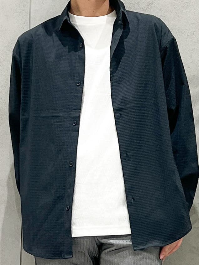 SHI-MAさんの「THE SHOP TK｜パターンジャカード半袖Tシャツ【洗濯機OK】」を使ったコーディネート