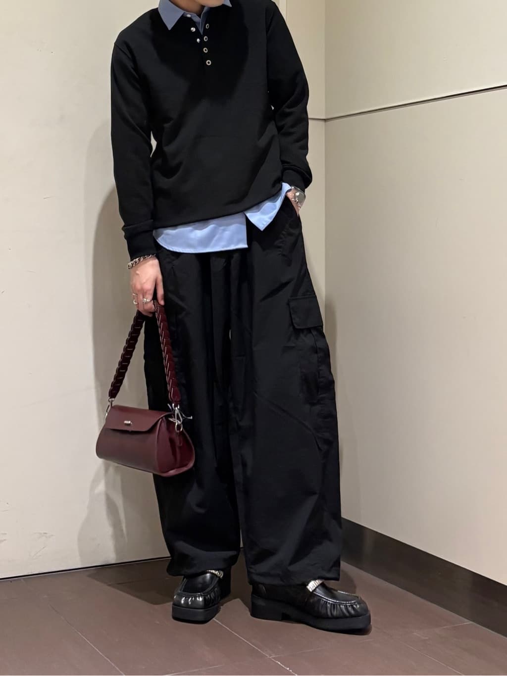 Nさんの「tk.TAKEO KIKUCHI｜バギーバレルカーゴパンツ」を使ったコーディネート