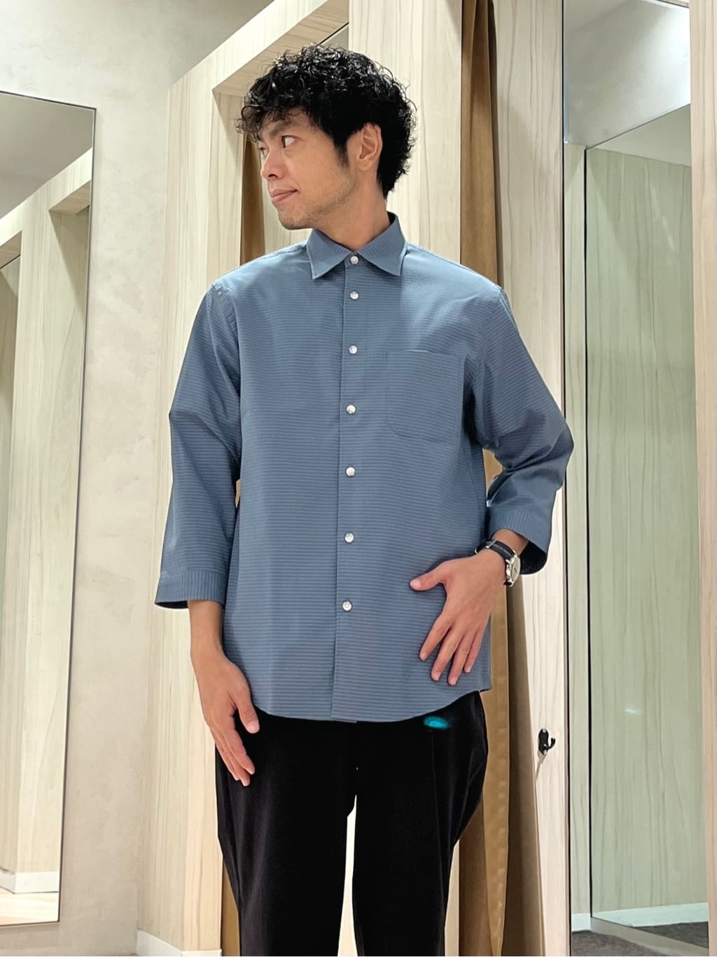 URAさんの「TAKEO KIKUCHI｜スマートキャリー3WAYミニショルダーバッグ」を使ったコーディネート