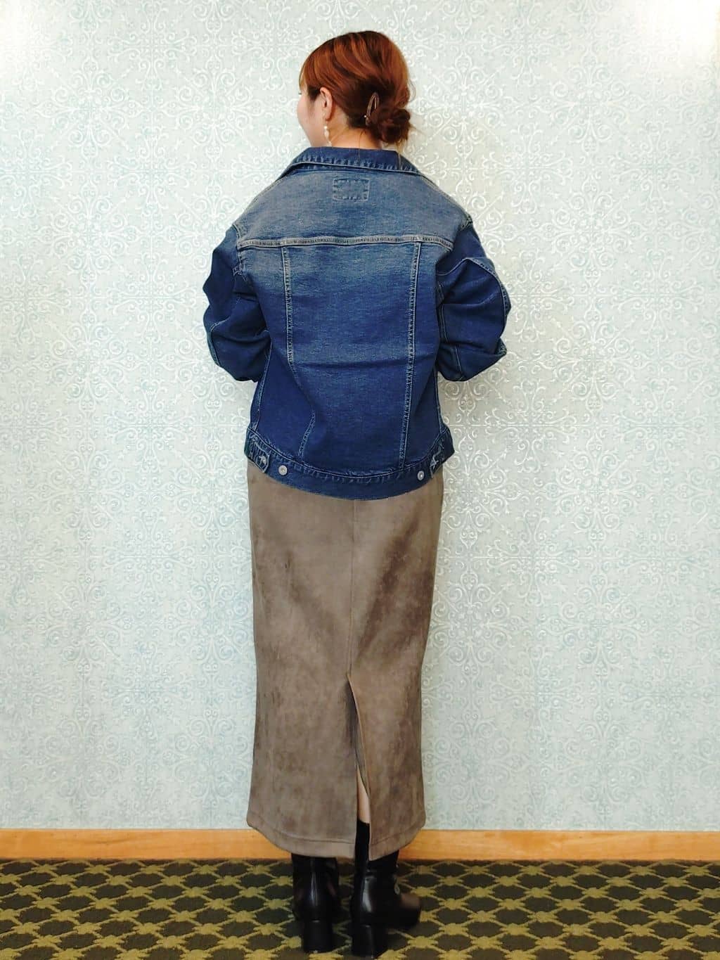かどさんの「index｜ドッキングスリーブニット【洗濯機洗い可／抗ピル】」を使ったコーディネート