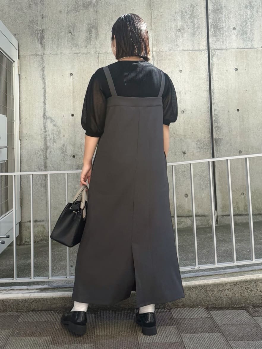 chさんの「THE SHOP TK｜ナローストラップジャンスカ」を使ったコーディネート