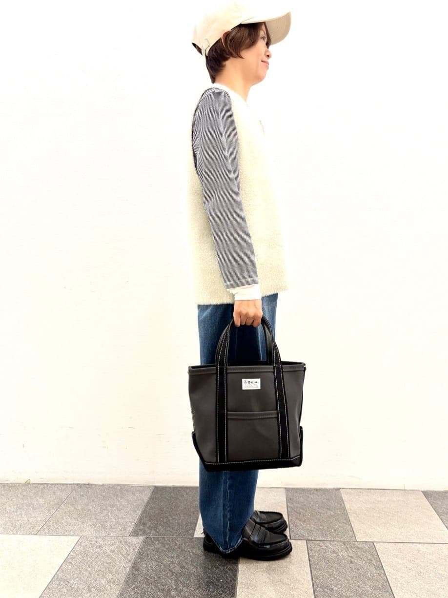 Haruさんの「Dessin｜【洗える】ファーヤーンジップジレ」を使ったコーディネート
