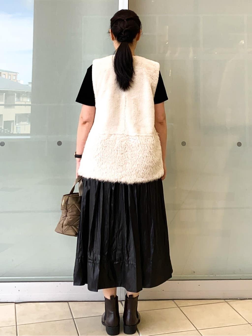 Jeanさんの「OPAQUE.CLIP｜フロッキーチュールTシャツ【洗濯機洗い可】」を使ったコーディネート